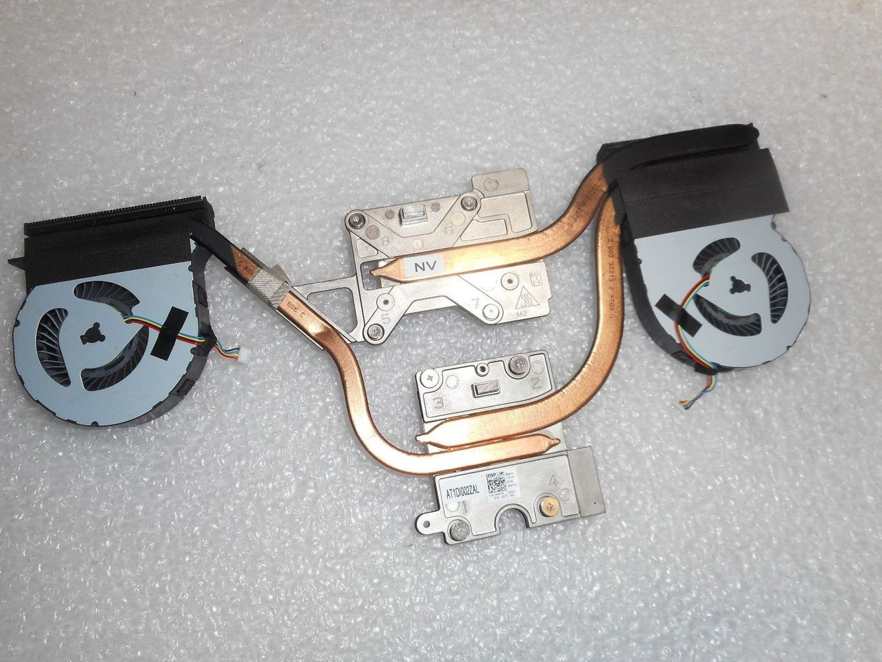 DELL Precision 15 (7510) Graphics Heatsink Fan Assembly For Nividia Graphics/ Disparador De Calor Y Abanicos De Procesador Y Tarjeta Grafica REFURBISHED DELL 44PG6 