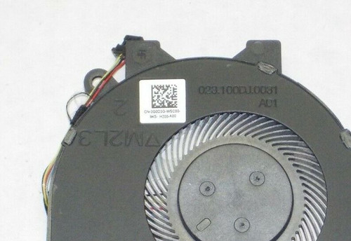 DELL LAPTOP INSPIRON 5480, 5481, 5482, 5580, 5582, VOSTRO 5481 ORIGINAL CPU COOLING FAN 4-PIN 0.5A 3.4CFM / ABANICO ORIGINAL NEW DELL G0D3G, DFS5K121142620, 023.100DJ.0011