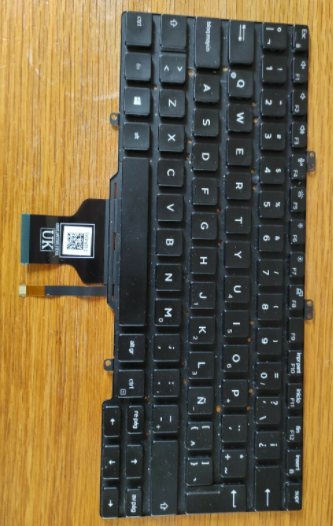 DELL LAPTOP LATITUDE 7400 LATIN SPANISH KEYBOARD BACKLIGHT/ TECLADO REFURBISHED  ILUMINADO  Y1F5W  NXW9P