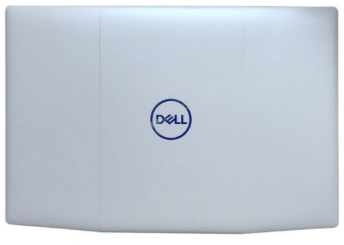 DELL LAPTOP  G3 15 3590 ORIGINAL  LCD BACK COVER WHITE WITH BLUE LOGO WITH-HINGES  / CUBIERTA SUPERIOR  CON BISAGRAS NEW 3HKFN