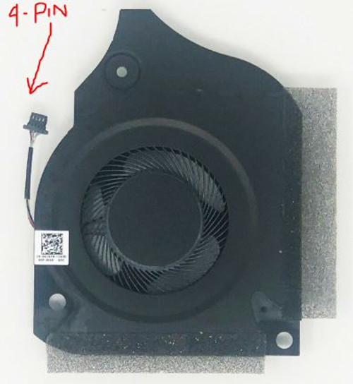 DELL LAPTOP G5 15 5590 ORIGINAL CPU COOLING FAN  RIGHT 4-PIN CABLE / ABANICO DERECHO NEW DELL  63NYM