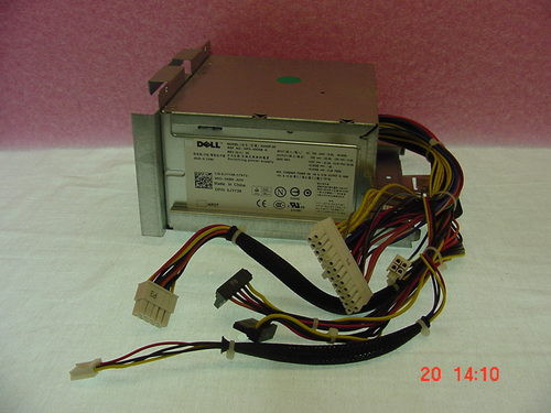 DELL POWEREDGE T300  ORIGINAL POWER SUPPLY 490W  NON-REDUNDANT/  FUENTE DE PODER NO REDUNDANTE NEW DELL JY138, XK033