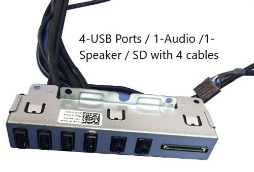 DELL Desktop XPS 8910_8920_Front USB Audio Panel With Cables Panel Frontal Audio Con Cables NEW DELL  H62YC