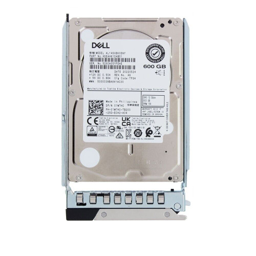 Dell Poweredge Original Hard Drive 600GB SAS 15K 12GBPS 2.5IN  With Tray Hybrid 2.5IN TO 3.5IN  / Disco Duro Original con Charola Híbrida de 2.5IN A 3.5IN  New Dell  400-ASGQ, 1W7HC, 