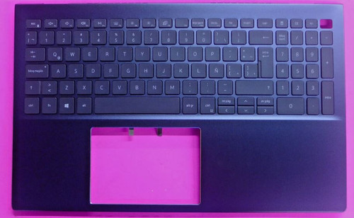 Dell Laptop Inspiron 15 5501 5502 5509 Original Palmrest (P93G9) With Keyboard Spanish Backlite (1Frfk) (No-Touch Pad) (No-Pwr Bottom)  Only / Reposamanos Con Teclado En Español  Iluminado New Dell Drv8V, P93G9, 6Rwc0