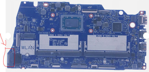 Dell Laptop Vostro 15 3515 Original Motherboard AMD Ryzen R5 3450U Radeon Vega 8 Graphics UMA 40-Pin Type-B/Tarjeta Madre New Dell GW26T,LA-L245P