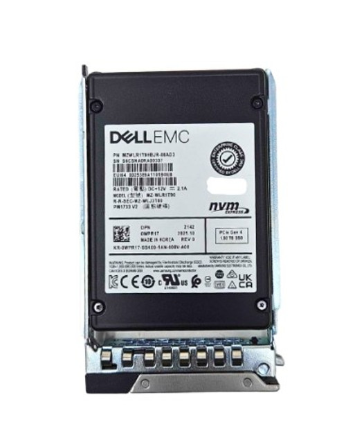 Dell EMC Unity XT 380,380F,480,480F,680,680F,880,880F Original Hard Drive 7.68TB 12GBPS SAS 2.5 SSD (25-80 Slot) D4-2SFXL2-7680/D4F-2SFXl2-7680 Disco Duro New EMC 005053160,005053161
