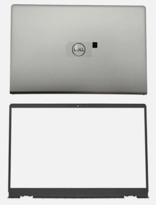 Dell Laptop Inspiron 3510 3511 3515 3520 3521 3525 Original LCD Back Cover Silver and Bezel / Cubierta Trasera LCD Plata y Marco New Dell DDM9D