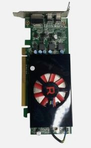 DELL DESKTOP AMD RADEON RX 550 GRAPHICS CARD 4GB GDDR5 PCI EXPRESS 3.0  LOW PROFILE BRACKET / TARJETA GRAFICA BAJO PERFIL NEW DELL NJJMW, R9J9P,NDRG5 ,RX-550P2DFGR , GV-RX550D5-2GD