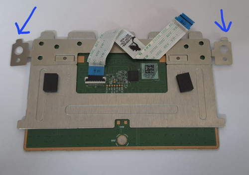 Dell Laptop Vostro 13 5310 Original Touch Pad With Cable Flex Silver / Mouse Pad-Raton Tactil, Color Plateado, New Dell H78X7