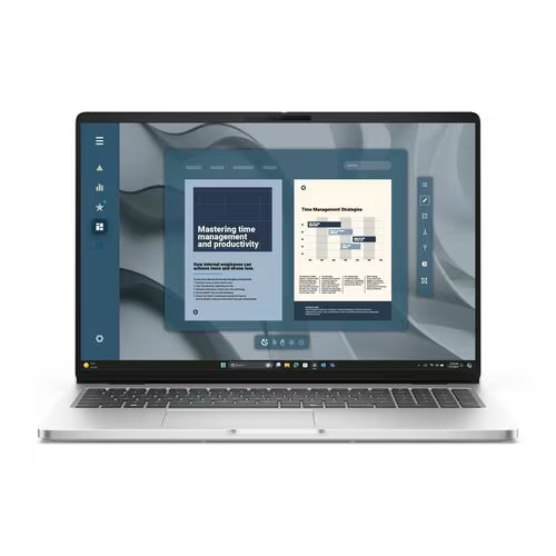 New Laptop Dell Pro 16 (PC16250) AI PC_Core Ultra 7 255U (NPU-12 TOPS_12 C, Up To 4.8 Ghz)_Memoria_1X16Gb DDR5_Disco Duro_512Gb SSD QLC_TV-Integ_RJ45_W11Pro_Color Plata_3_Años_Garantia Basica_HW Only 5X8Hr, L-V_VPN-6P05