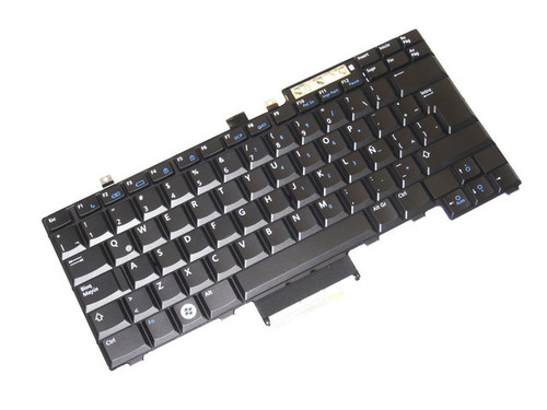 DELL LAPTOP LATITUDE E5400, E5410, E5500 , E5510 ORIGINAL KEYBOARD SPANISH BLACK  / TECLADO EN ESPAÑOL REFURBISHED DELL NSK-DBB1E, CP720, V081325FK1, 7N4V0