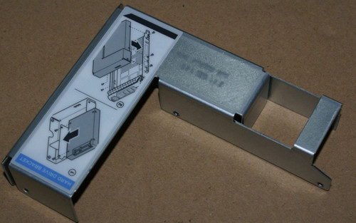 DELL SERVER POWEREDGE  ADAPTER BRACKET FOR HARD DRIVE CADDY TRAY 2.5 INCH  ( NO SCREWS) / ADAPTADOR PARA DISCOS DE 2.5IN SIN TORNILLOS NEW DELL Y004G, N6RRK, WWGPK, 9W8C4