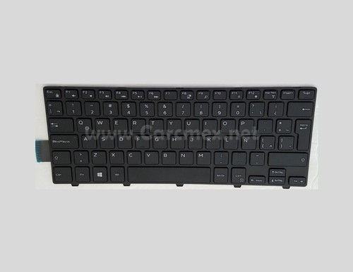 DELL Laptop Inspiron 14 (3441/ 3442/ 3443/ 3451) / Latitude 3450 Keyboard Spanish LAYOUT NON BACKLIT BLACK  / Teclado En Español  NO ILUMINADO NEW DELL, TCKCW