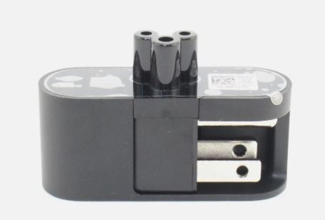 DELL ORIGINAL WALL POWER ADAPTER 3-PRONG TYPE-MICKEY / ADAPTOR DE PÁRED PARA CARGADOR DE CORRIENTE DELL TIPO-MICKEY NEW DELL  V7K50, E342494