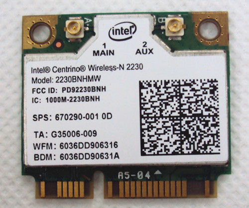 DELL LAPTOP WIRELESS-N 2230 BLUETOOTH 4.0 GHZ WLAN 802.11 MINI-PCI EXPRESS NEW DELL 2230BNHMW, 5DVH7