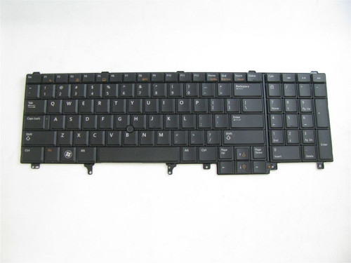 DELL PRECISION M4600, M6600, LATITUDE E6520, E5520 NON-BACKLIT ENGLISH KEYBOARD / TECLADO EN INGLES SIN RETROILUMINACION NEW DELL  M8F00