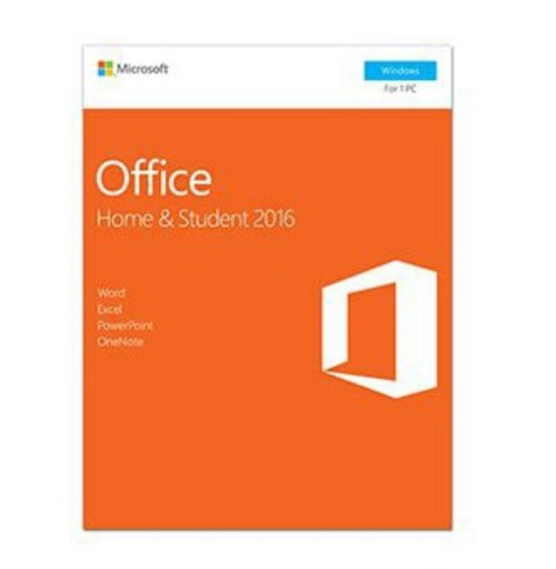 MICROSOFT OFFICE HOME & STUDENT 2016 INGLES 79G-04584