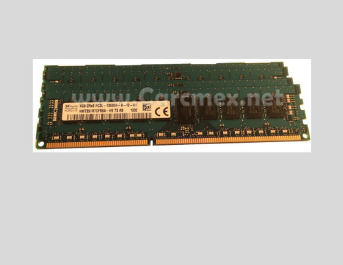 DELL PowerEdge/ Precision Original Memory 4GB (1X4GB) 240PIN DDR3 1333MHZ PC3-8500 ECC 1.35V  Low Voltaje/ Memoria Original Bajo Voltaje NEW DELL A3721493, A3721499, A3721504, HTM351R7CFR8A-H9