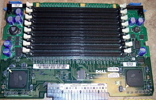 DELL POWEREDGE 6600, 6650  RAISER CARD MEMORY BOARD W 8 SLOTS/ TARJETA PARA MAS MEMORIA  REFURBISHED DELL 4U686  