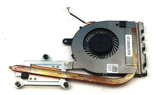 DELL LAPTOP INSPIRON 15 5555, 5755  HEATSINK AND CPU FAN / ABANICO Y DISIPADOR DE CALOR NEW DELL  FXH0F, AT1DE001DC0