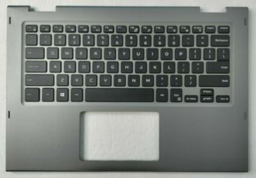 DELL LAPTOP INSPIRON 13 5368, 5378  ORIGINAL KEYBOARD FRENCH NON BACKLIT + PALMREST GRAY   ( NO TOUCHPAD) / TECLADO EN FRANCES ORIGINAL NO ILUMINADO + DESCANSAMANOS ( NO RATON DIGITAL)  NEW DELL  JCHV0                       