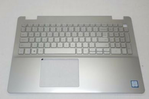 Dell Laptop Inspiron 15-5584 Original Palmrest With Keyboard Spanish Gray, With Touchpad  / Descansa manos Original Con Teclado Español Gris sin Ratón Tactíl  Refurbished Dell  DFX5J 