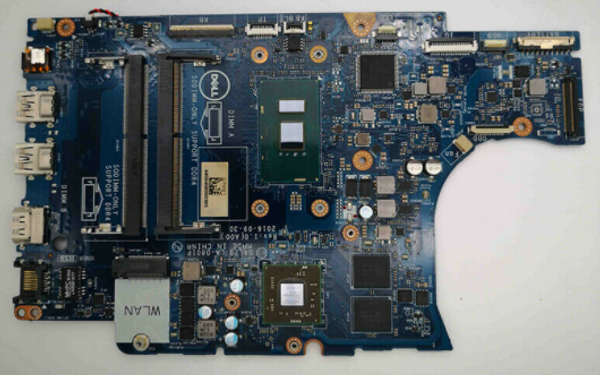 DELL LAPTOP INSPIRON 15 5567 ORIGINAL MOTHERBOARD W INTEL I7-7500U 2.7 GHZ CPU AMD TV- RADEON R7 4GB / TARJETA MADRE REF DELL KFWK9