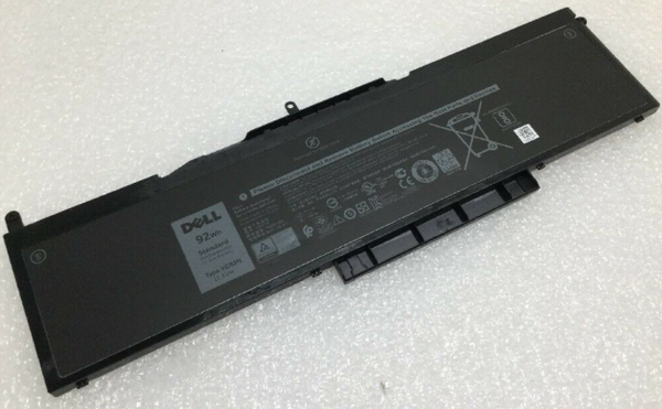 Dell Laptop  Precision 15 3520  3530 , Latitude 5580 Original Battery 6 Cell 92Wh  11.1V  Type-Vg93N / Bateria Original  New Dell  Wfwkk , Vg93N