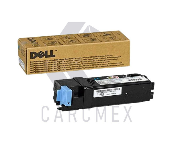Dell Impresora 2150, 2155 Toner Original Cyan (1.2K) Standard New Dell 3JVHD, WHPFG, 331-0713, A7247717