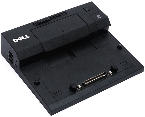 DELL LATITUDE  E-SERIE  E-PORT ( 1 MONITOR) REPLICATOR CON  POWER ADAPTER  REFURBISHED  DELL PW380 , PR03X, XX066