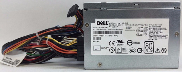 DELL PRECISION PWS T3400  / PE T410 POWER SUPPLY /FUENTE DE PODER 525W NON REDUNDANTE SIN CABLES NEW DELL YY922, M327J