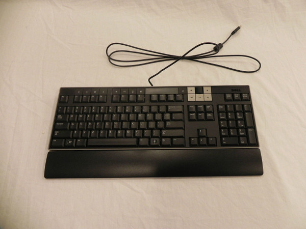 DELL TECLADO EN INGLES SLIM MULTIMEDIA KEYBOARD WITH 2 USB PORT PLUS PALMREST NEW DELL U473D