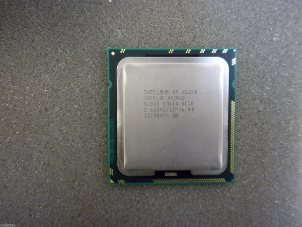 DELL PROCESADOR INTEL XEON 6 CORE X5650 2.66GHZ LGA 1366 SOCKET B SIX CORE NEW DELL SLBV3, AT80614004320AD, R6Y8V,