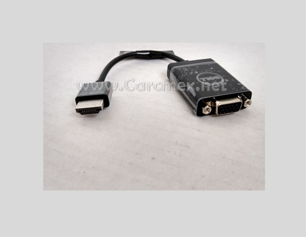 DELL Adapter Full Size Hdmi To Vga  5 Inches Black / Adaptador HDMI a VGA negro 5 Pulg NEW DELL 1NHPC, 9XJND, NPT1H, 332-2273