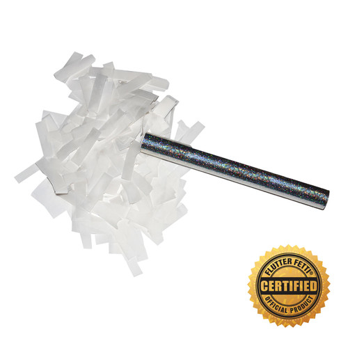 6" Flutter FETTI® Confetti Stick w/Tissue (Custom Colors) - Hand Flick Launcher U.S Patent Pending