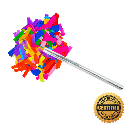14" Flutter FETTI® Confetti Sticks - Hand Flick Launcher (Custom Colors) - U.S Patent Pending..