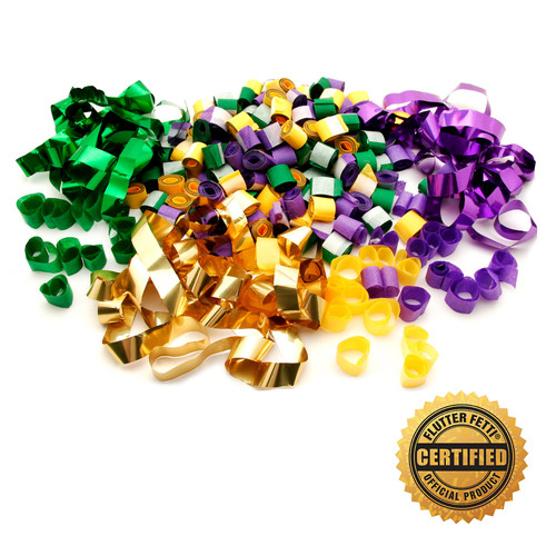Metallic Streamers w/Tissue Bubbles by Gross - Custom Colors (144)