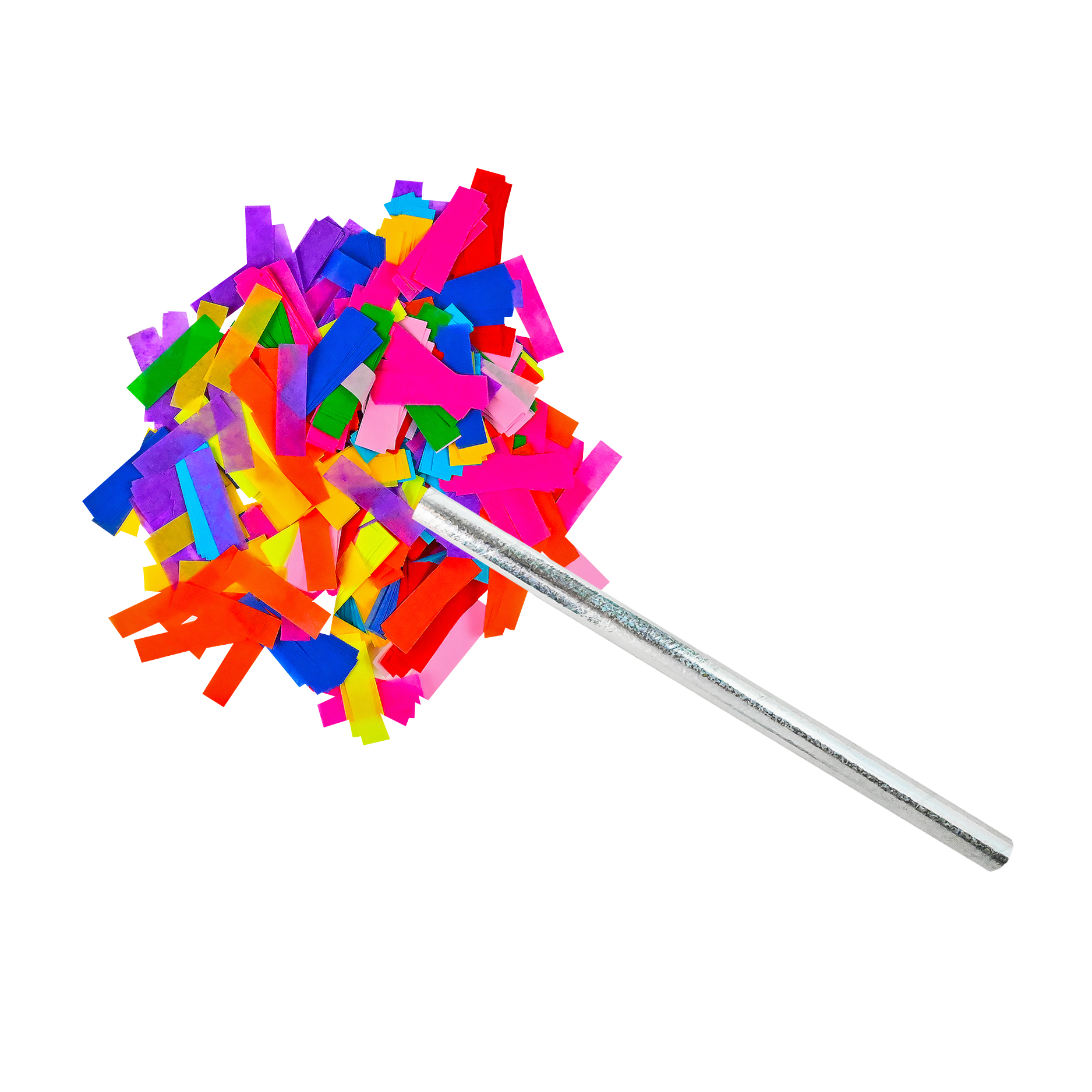 Flutter FETTI® We Invented 14" Hand Flick Cannons/w Biodegradable Flameproof Tissue Confetti Choose either White or Multicolor Confetti Flutter FETTI® We Invented 14" Hand Flick Cannons/w Biodegradable Flameproof Tissue Confetti Choose either White or Multicolor Confetti