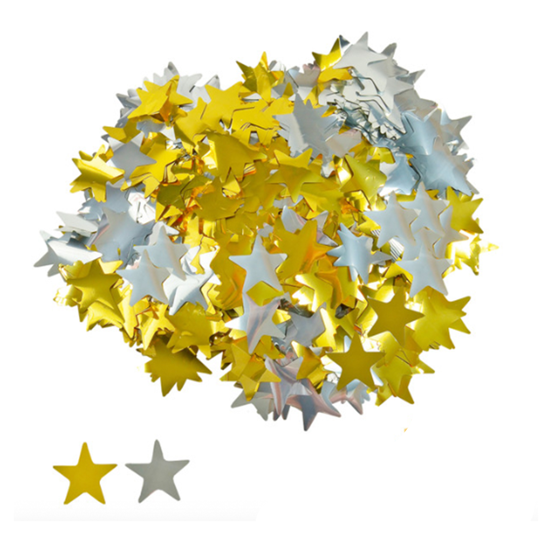 2” Die Cut Flameproof Metallic Stars Approximately 15,668 Stars per lb. 2” Die Cut Flameproof Metallic Stars Approximately 15,668 Stars per lb.