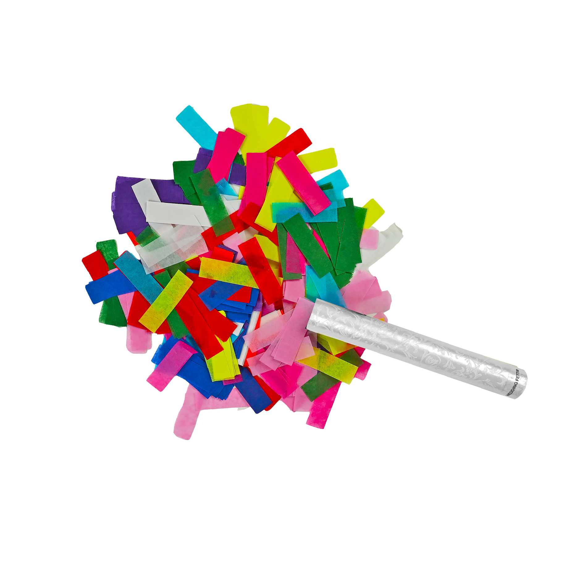 6" Hand Flick Wedding FETTI® w/ Custom Color Biodegradable & Flameproof Confetti