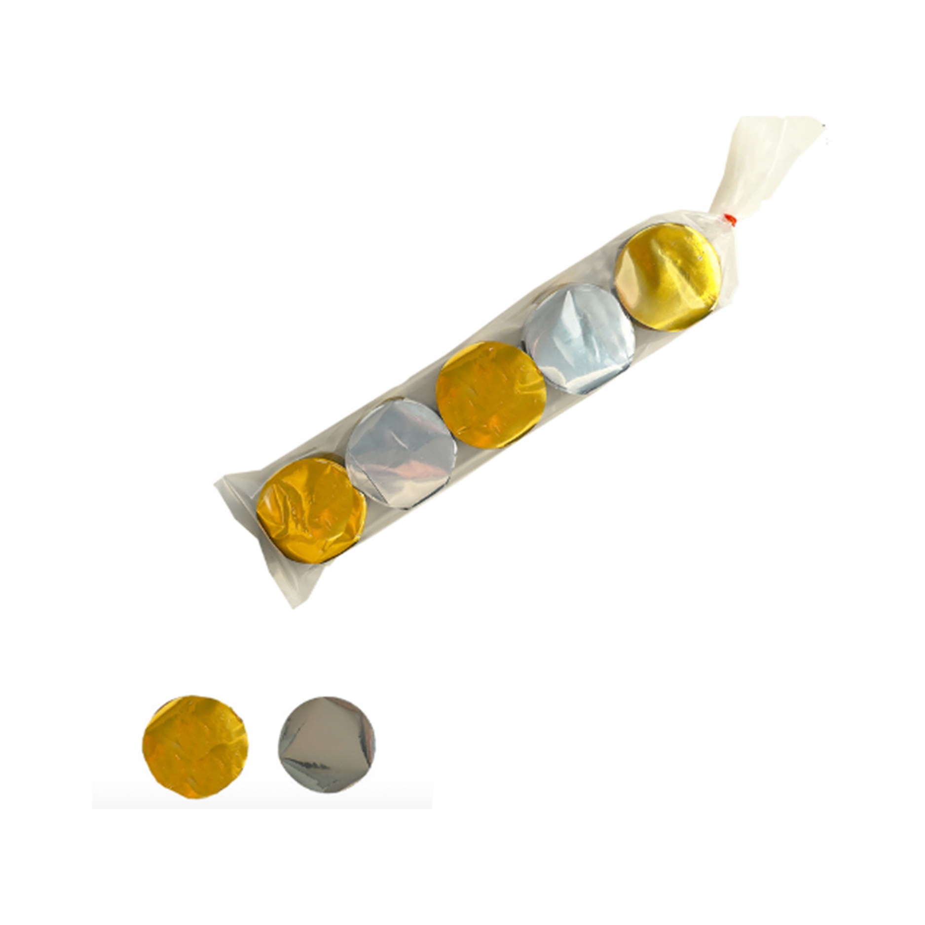 2” X 10” Sleeve Die Cut Flameproof Metallic Circles Approximately 2,371 Per Sleeve