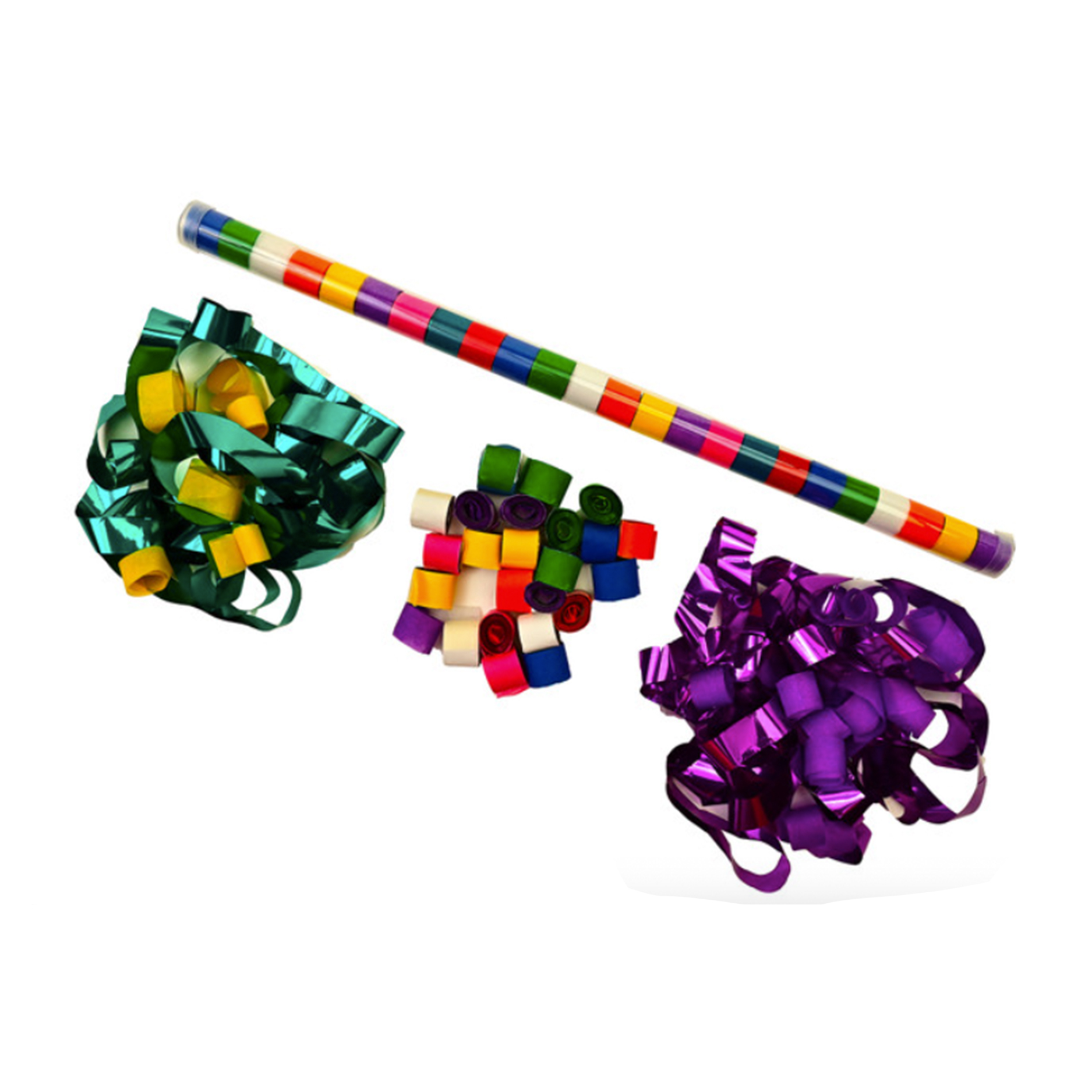 18" Speed Load Tube w Flameproof Metallic Streamers w Biodegradable & Flameproof Tissue Bubbles 18" Speed Load Tube w Flameproof Metallic Streamers w Biodegradable & Flameproof Tissue Bubbles