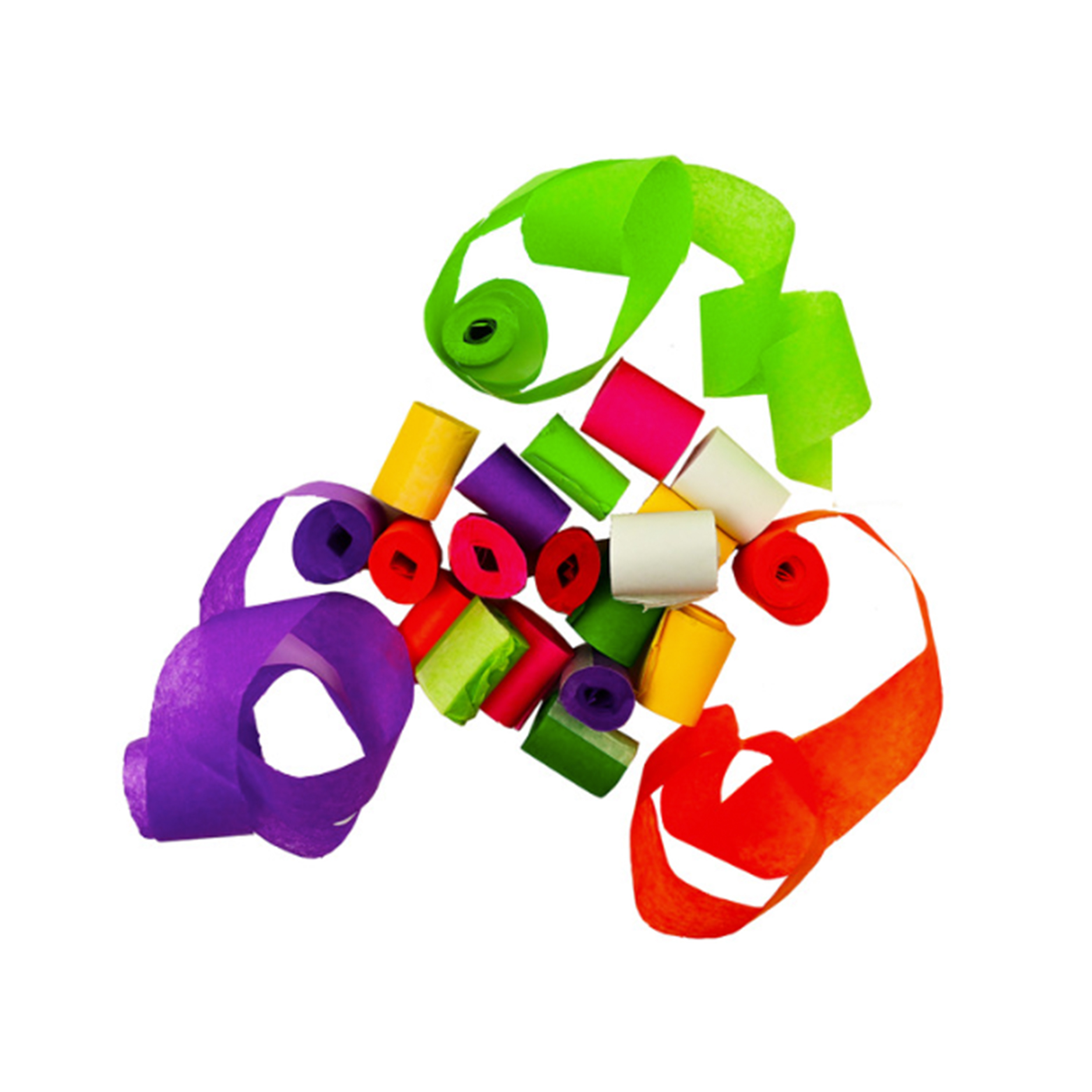 1.5" x 30' Biodegradable & Flameproof Custom Colored Tissue Stadium Streamers/20 Per Bag 1.5" x 30' Biodegradable & Flameproof Custom Colored Tissue Stadium Streamers/20 Per Bag