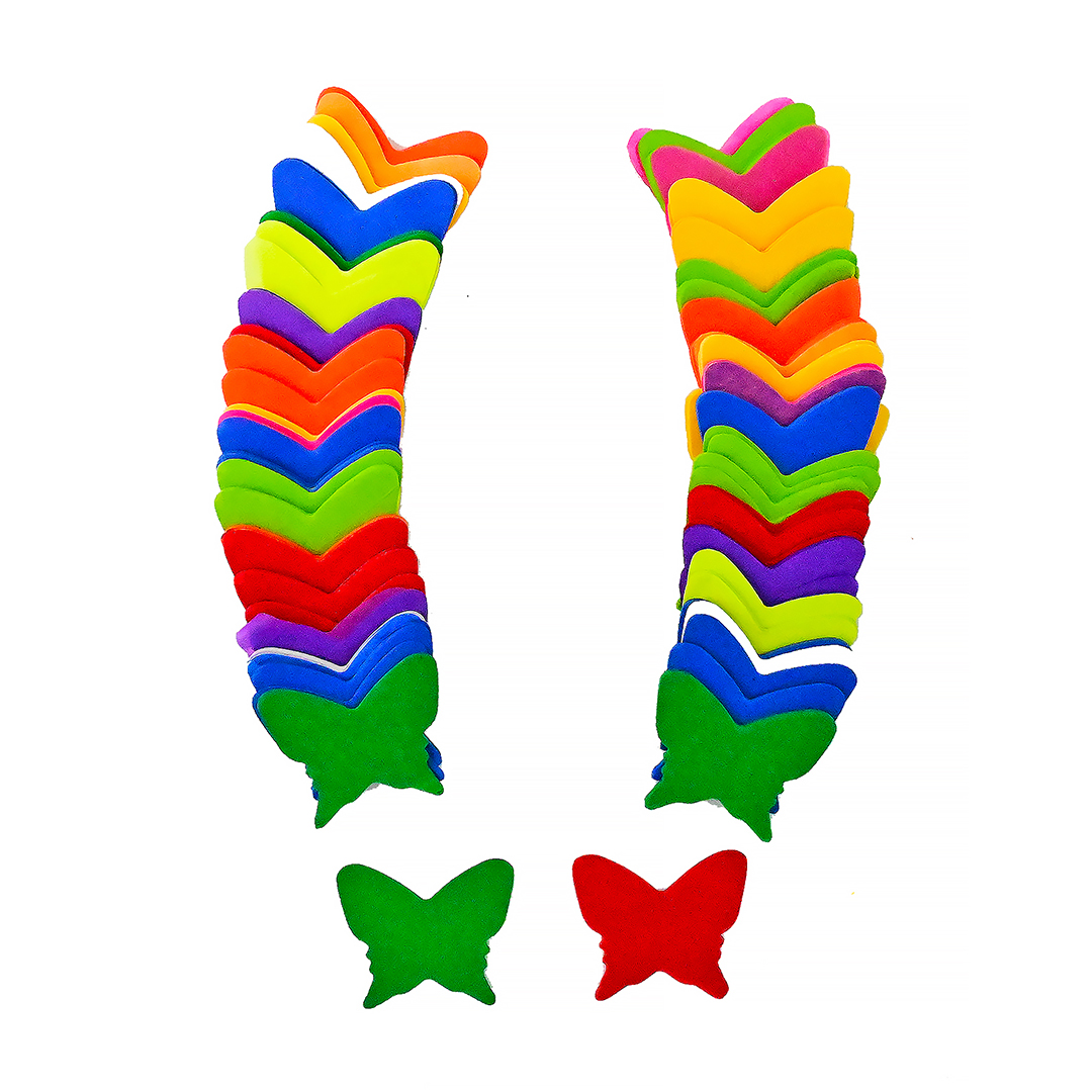 3” Die Cut Biodegradable Flameproof Tissue Butterflies Approximately 5,824 Butterflies in 1lb. 