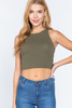 Halter Neck Crop Top-42422