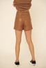 Faux leather shorts-42669