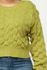 Checker Sweater Top-42713
