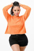 Washed French Terry Cropped Sweatshirts-42870