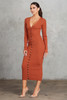 Ribbed Midi Dress-42922